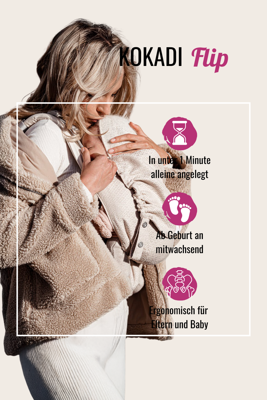 Babytrage Flip Heart2Heart Black Beauty