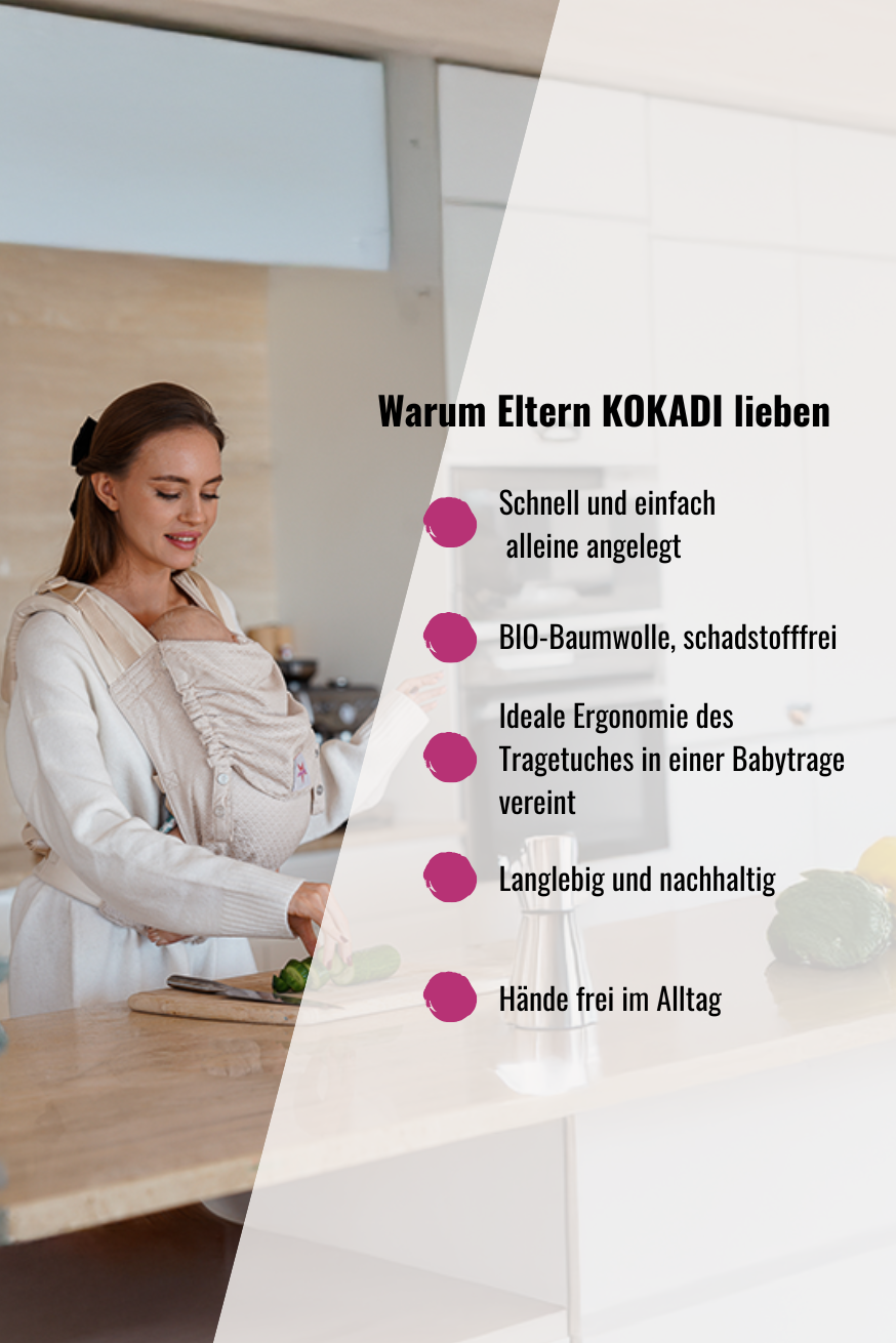 Babytrage Flip Just Cream