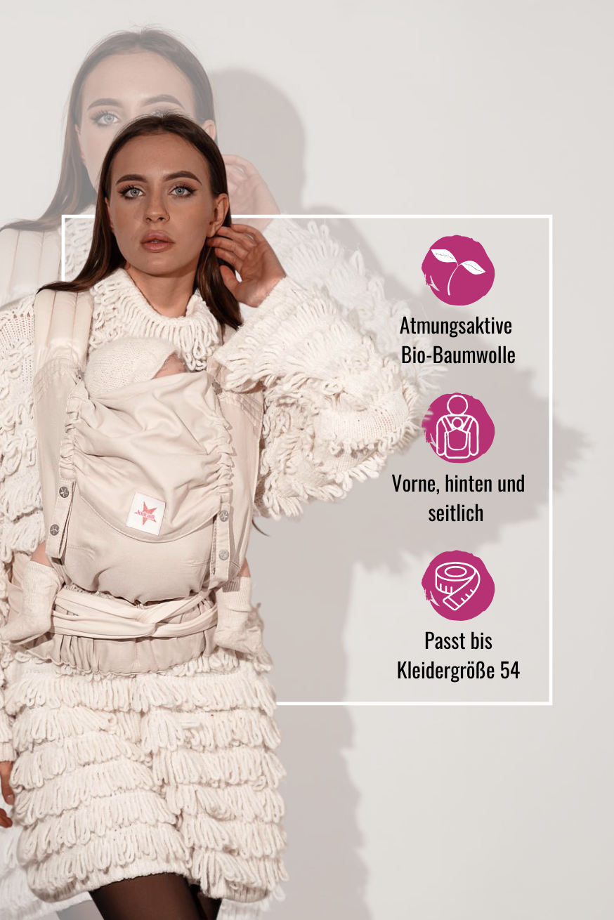 Babytrage TaiTai Heart2Heart Black Beauty