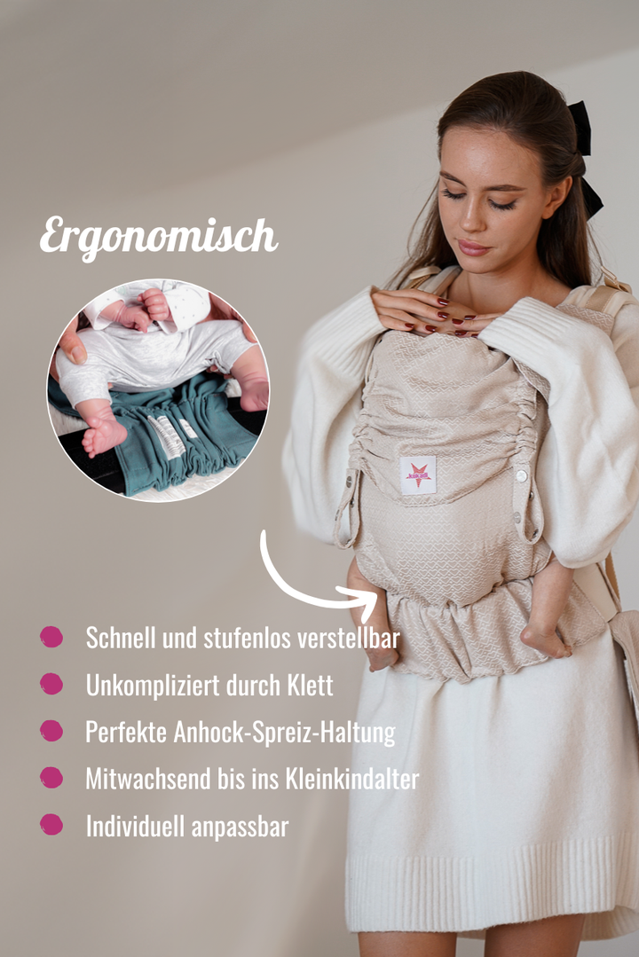 Babytrage Flip Heart2Heart Black Beauty