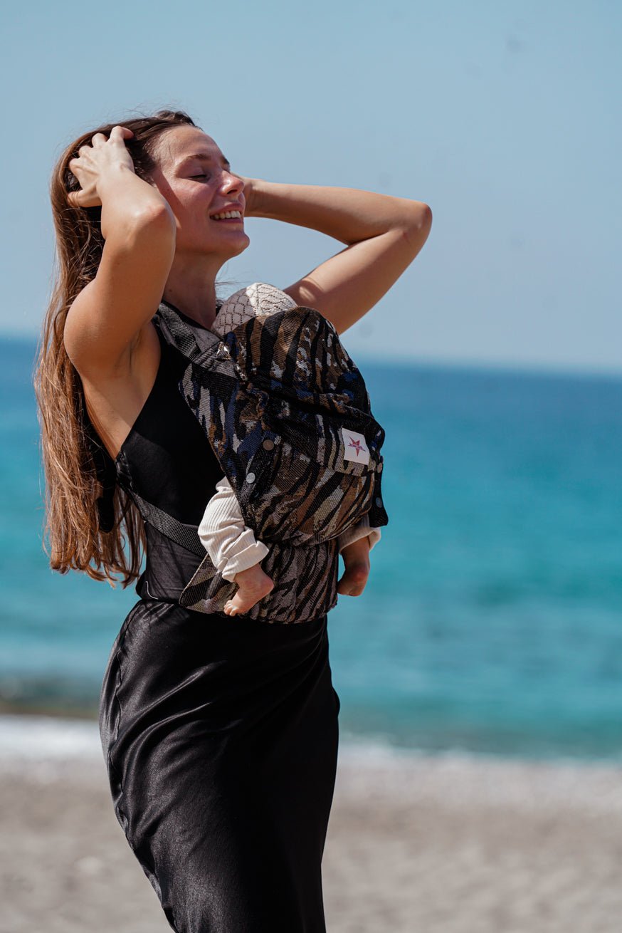 Babytrage Flip Junglefari Vibrant Gold - KOKADI