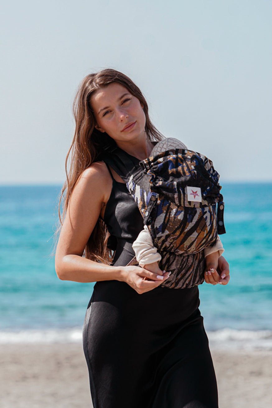 Babytrage Flip Junglefari Vibrant Gold - KOKADI