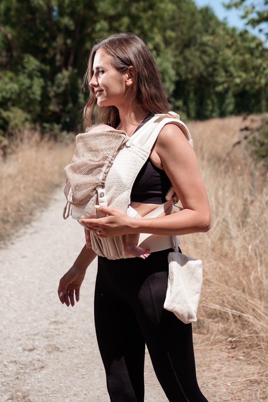 Babytrage Flip Performance Air Heart2Heart Cream - KOKADI