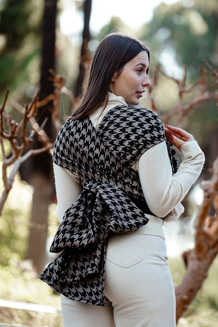 πορτ μπεμπέ WrapStar Houndstooth Maxim - KOKADI