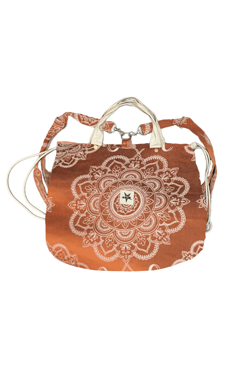 Mommy Bag Mandala Latte Macchiato x Bamboo omvendt - KOKADI