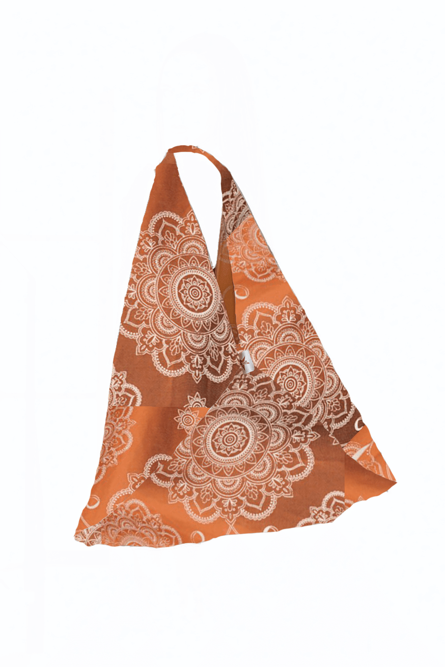 XXL Shopper Mandala Latte Macchiato x Bamboo kääntöpuoli - KOKADI