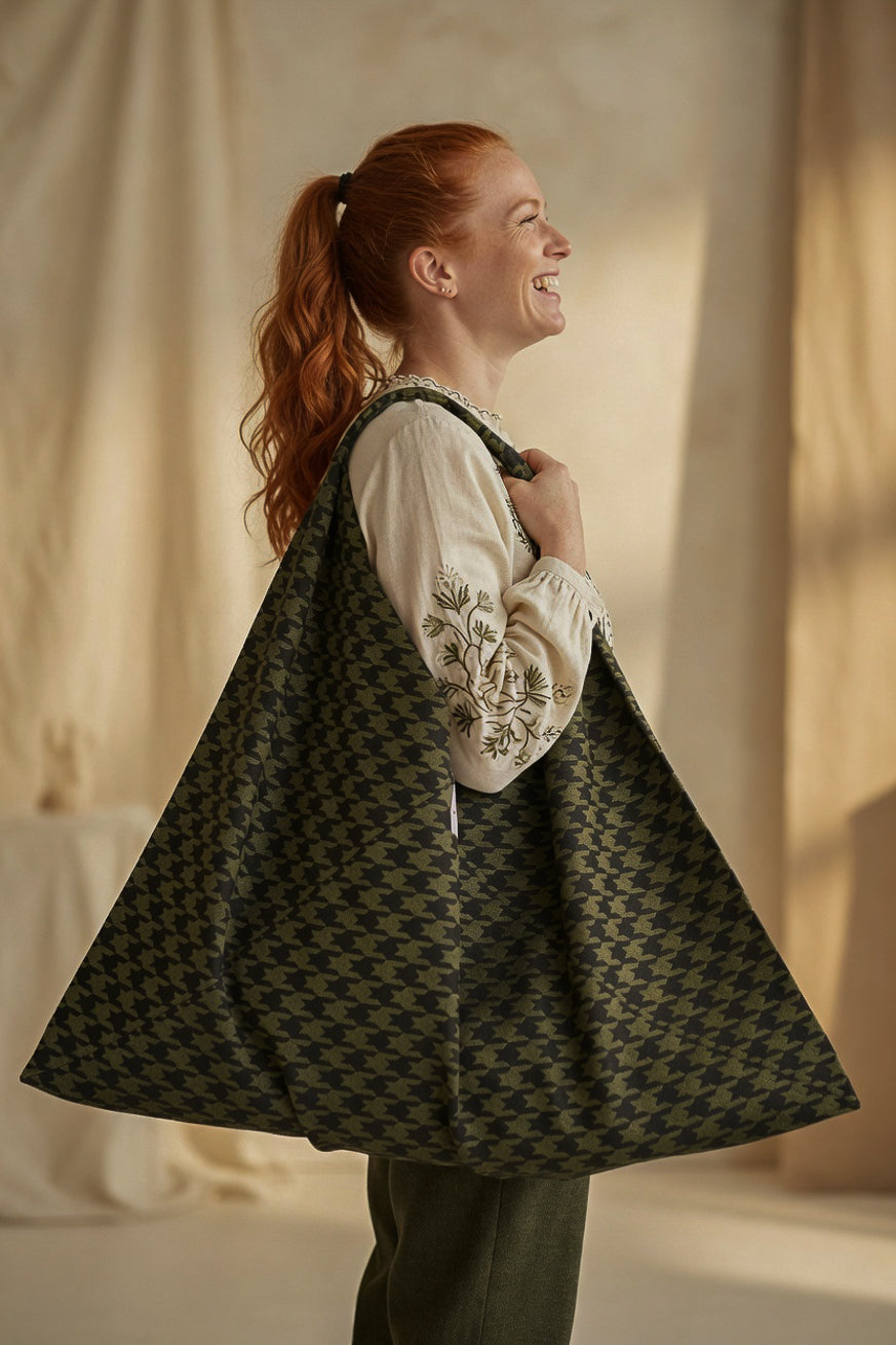 XXL Shopper Balıksırtı Olivia
