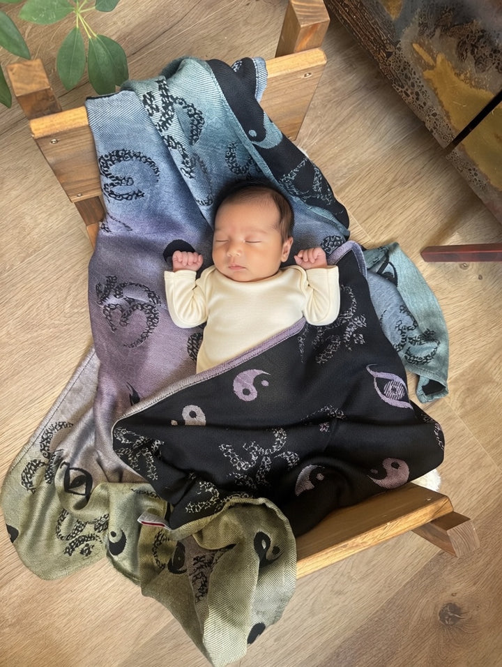 Kuscheltuch Om Shanti Laya