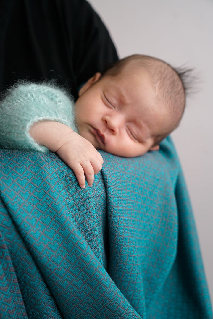 Babytæppe Heart2Heart lagune - KOKADI