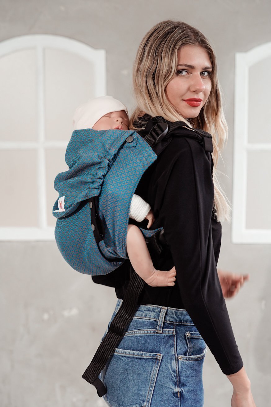 Porte-Bébé Onbu Lagon Heart2Heart - KOKADI