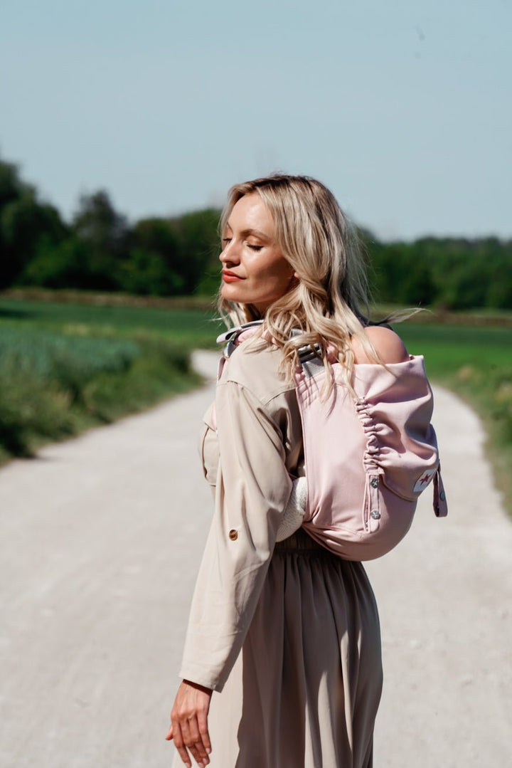 Porte-Bébé Onbu Juste Rosé - KOKADI