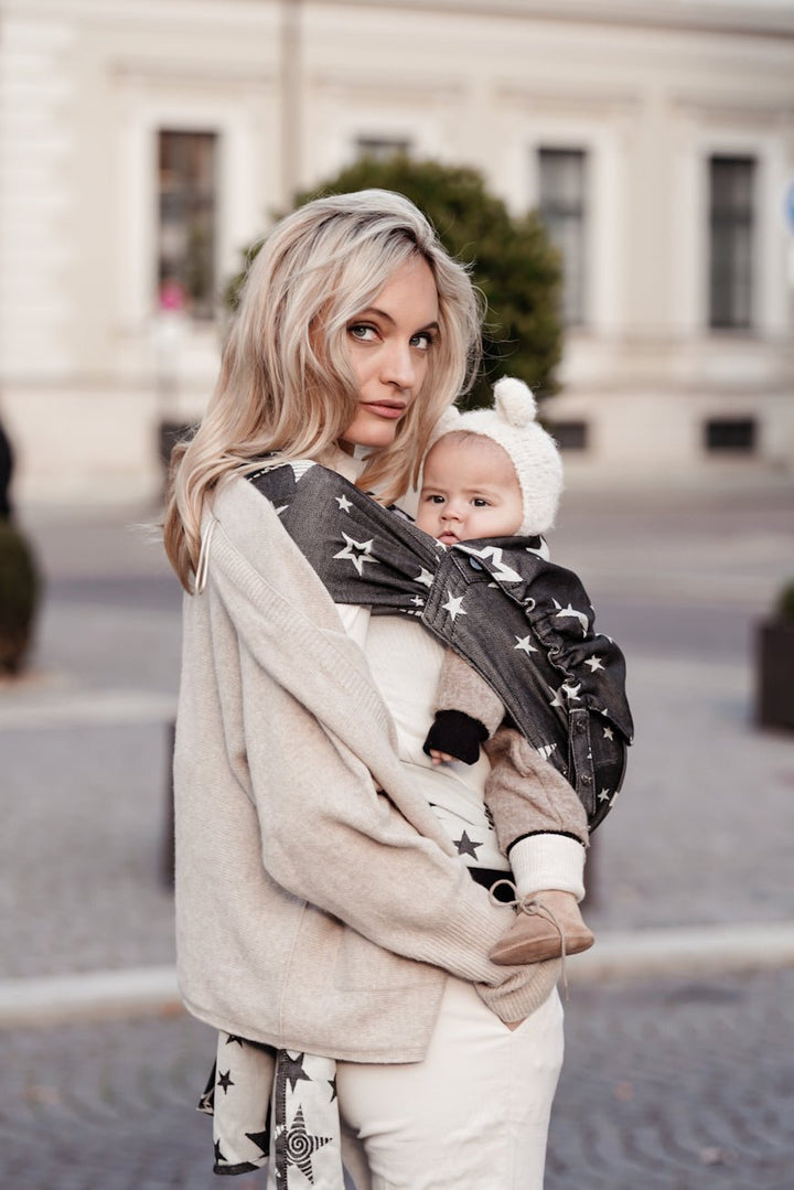 Porte-Bébé WrapStar Étoiles diorite - KOKADI