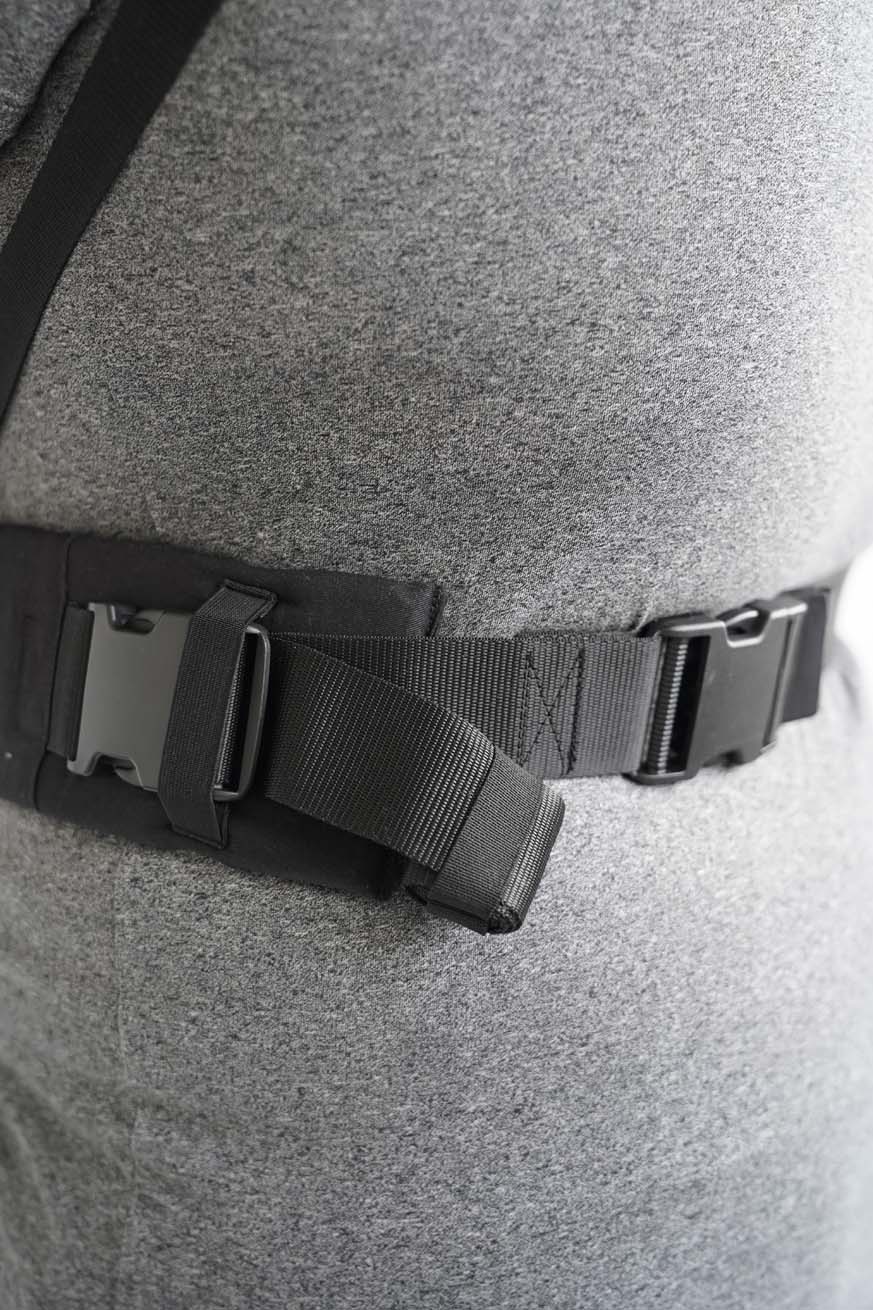 Barre de boucle d'extension de ceinture de hanche latérale carrée - KOKADI