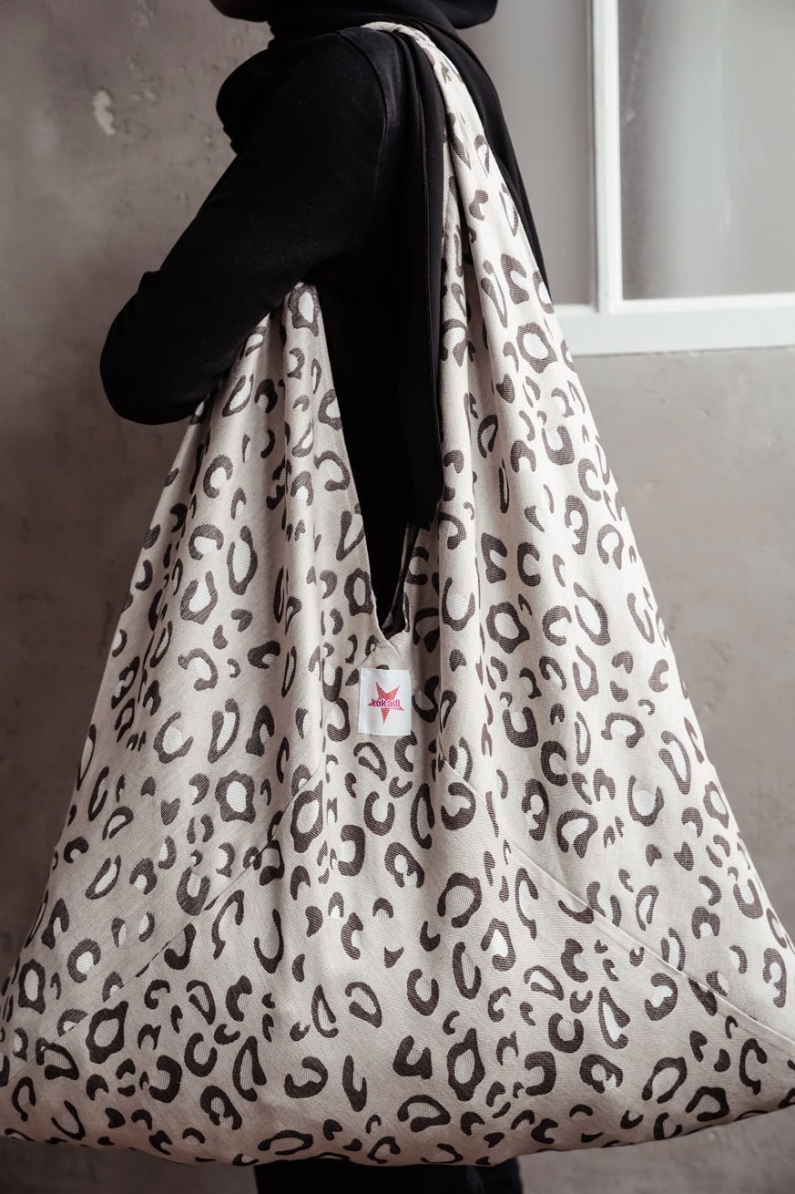 XXL Shopper Safari Maomi Leinen - KOKADI